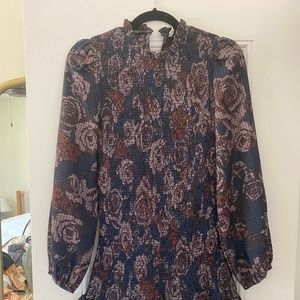 Zara Floral Scrunch Dress